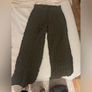 Crochet coverup pants
